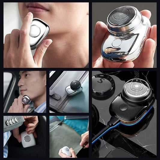 New Upgrade Mini Electric Razor – Rechargeable Shaver for Men