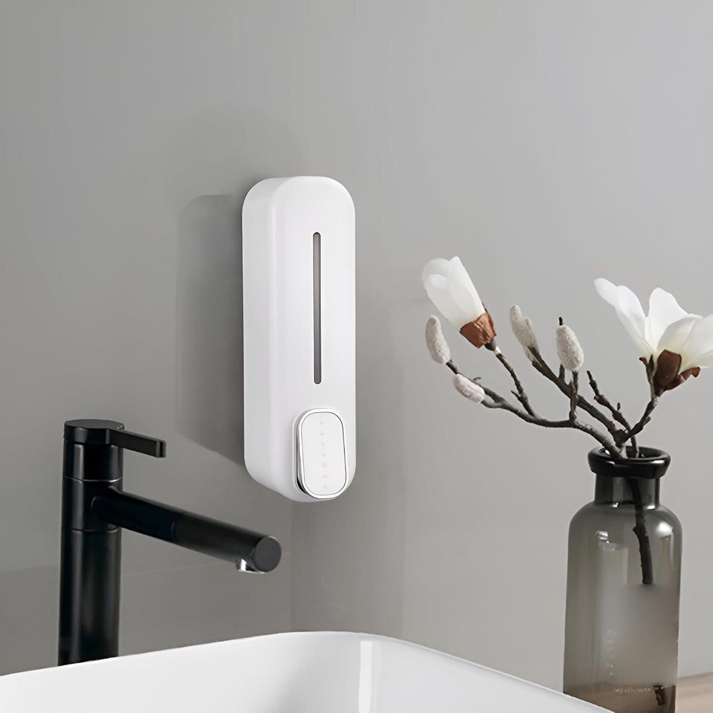 Press Wall-Mounted Soap Dispenser