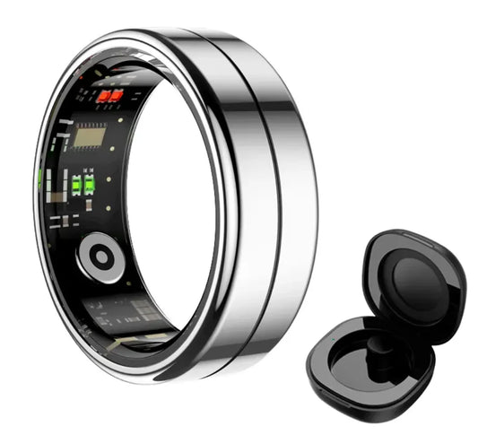 R4 Smart Ring for Men & Women, Android Compatible, 5ATM Waterproof, Health & Sleep Monitor