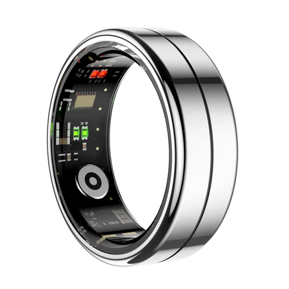 R4 Smart Ring for Men & Women, Android Compatible, 5ATM Waterproof, Health & Sleep Monitor